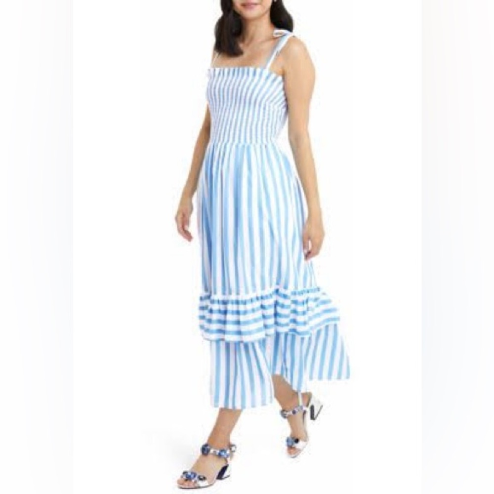 Women’s Draper James Taylor Dress in Blue Awning Stripe - XS